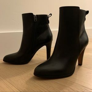Coach Black Leather Booties